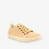 Baskets Sneakers Cuir Fille Lykool KICKERS® Rose - Kickers