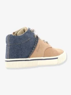 Baskets Sneakers Hautes Garçon Posture KICKERS® Camel Denim - Kickers -Pampero Boutique baskets sneakers hautes garcon posture kickers 3