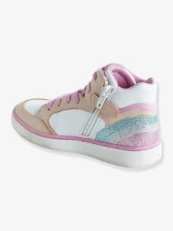 Baskets Zippées à Lacets Fille Blanc - Vertbaudet -Pampero Boutique baskets zippees a lacets fille 4