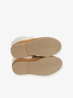 Boots Bicolores Cuir Fourrées Fille Camel - Vertbaudet 11 Boots Bicolores Cuir Fourrées Fille Camel - Vertbaudet -Pampero Boutique boots bicolores cuir fourrees fille 4