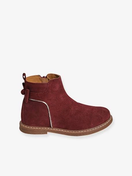 Boots Cuir à Noeud Fille Camel - Vertbaudet 4 Boots Cuir à Noeud Fille Camel - Vertbaudet – Image 2