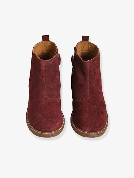 Boots Cuir à Noeud Fille Camel - Vertbaudet 6 Boots Cuir à Noeud Fille Camel - Vertbaudet – Image 4