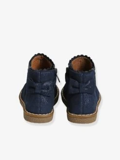 Boots Cuir Bébé Fille élastiqués Bleu Marine - Vertbaudet 13 Boots Cuir Bébé Fille élastiqués Bleu Marine - Vertbaudet -Pampero Boutique boots cuir bebe fille elastiques 5