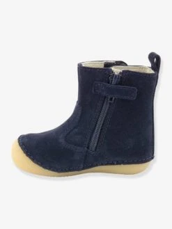 Boots Cuir Bébé Fille Socool KICKERS® 1ers Pas Marine - Kickers -Pampero Boutique boots cuir bebe fille socool kickers 1ers pas 2