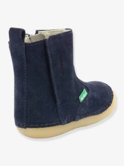 Boots Cuir Bébé Fille Socool KICKERS® 1ers Pas Marine - Kickers -Pampero Boutique boots cuir bebe fille socool kickers 1ers pas 5