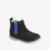 Boots Cuir Bébé Garçon élastiqués Noir - Vertbaudet 1 Boots Cuir Bébé Garçon élastiqués Noir - Vertbaudet -Pampero Boutique boots cuir bebe garcon elastiques