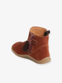 Boots Cuir Bébé Garçon Premiers Pas Marron - Vertbaudet -Pampero Boutique boots cuir bebe garcon premiers pas 2