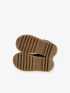 Boots Cuir Bébé Mixte Zippés Et élastiqués Chocolat - Vertbaudet -Pampero Boutique boots cuir bebe mixte zippes et elastiques 4