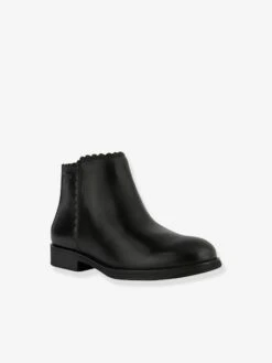 Boots Cuir Fille Agata GEOX® Noir - Geox