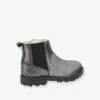 Boots Cuir Fille Groofit KICKERS® Gris - Kickers