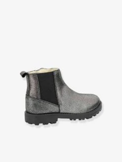 Boots Cuir Fille Groofit KICKERS® Gris - Kickers