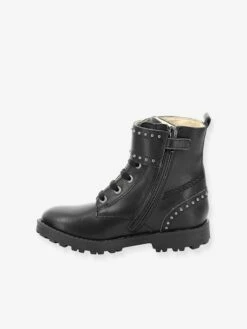 Boots Cuir Fille Groorock KICKERS® Noir - Kickers 11 Boots Cuir Fille Groorock KICKERS® Noir - Kickers -Pampero Boutique boots cuir fille groorock kickers 3