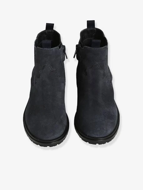 Boots En Cuir Fille Marron - Vertbaudet 6 Boots En Cuir Fille Marron - Vertbaudet – Image 4