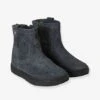 Boots En Cuir Fille Collection Maternelle Gris - Vertbaudet -Pampero Boutique boots en cuir fille collection maternelle 6