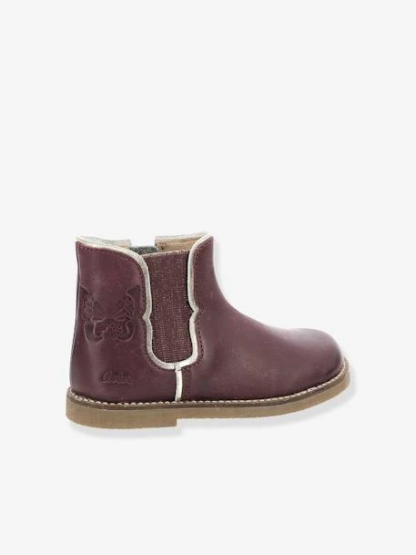 Boots En Cuir Fille Sarmille ASTER® Bordeaux - Aster 4 Boots En Cuir Fille Sarmille ASTER® Bordeaux - Aster – Image 2