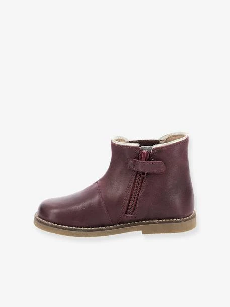 Boots En Cuir Fille Sarmille ASTER® Bordeaux - Aster 7 Boots En Cuir Fille Sarmille ASTER® Bordeaux - Aster – Image 5