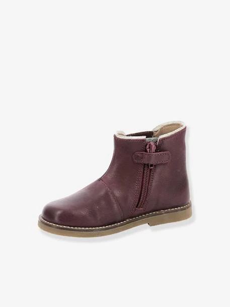 Boots En Cuir Fille Sarmille ASTER® Bordeaux - Aster 8 Boots En Cuir Fille Sarmille ASTER® Bordeaux - Aster – Image 6