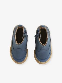 Boots Fantaisie Zippées Bébé Fille Marine - Vertbaudet -Pampero Boutique boots fantaisie zippees bebe fille 3