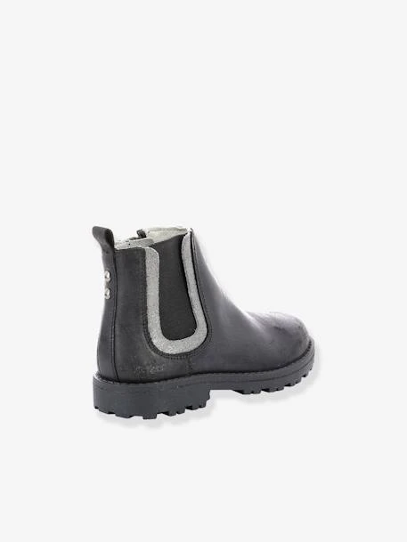 Boots Fille Grooky KICKERS® Noir Argent - Kickers 6 Boots Fille Grooky KICKERS® Noir Argent - Kickers – Image 4