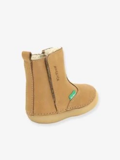 Boots Fourrées Cuir Bébé Garçon Socool Cho KICKERS® 1ers Pas Camel - Kickers -Pampero Boutique boots fourrees cuir bebe garcon socool cho kickers 1ers pas 3