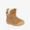 Boots Fourrées Cuir Bébé Mixte Sobooty KICKERS® 1ers Pas Camel - Kickers -Pampero Boutique boots fourrees cuir bebe mixte sobooty kickers 1ers pas