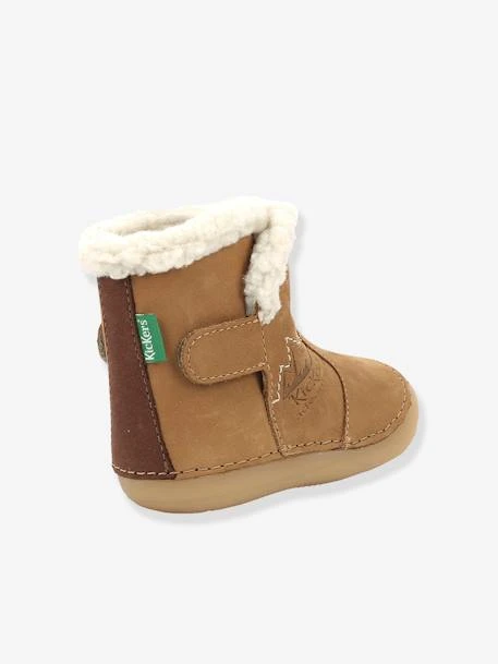 Boots Fourrées Cuir Bébé Mixte Sobooty KICKERS® 1ers Pas Camel - Kickers 7 Boots Fourrées Cuir Bébé Mixte Sobooty KICKERS® 1ers Pas Camel - Kickers – Image 5