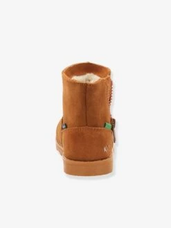 Boots Fourrées Cuir Fille Aldiza KICKERS® Marron - Kickers -Pampero Boutique boots fourrees cuir fille aldiza kickers 4