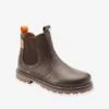 Boots Fourrés En Cuir Garçon Collection Maternelle Marron - Vertbaudet -Pampero Boutique boots fourres en cuir garcon collection maternelle