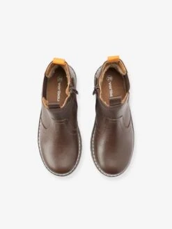 Boots Fourrés En Cuir Garçon Collection Maternelle Marron - Vertbaudet 11 Boots Fourrés En Cuir Garçon Collection Maternelle Marron - Vertbaudet -Pampero Boutique boots fourres en cuir garcon collection maternelle 3