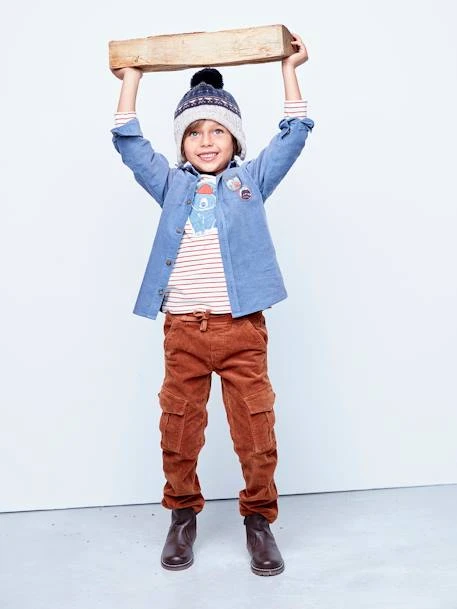 Boots Fourrés En Cuir Garçon Collection Maternelle Marron - Vertbaudet 8 Boots Fourrés En Cuir Garçon Collection Maternelle Marron - Vertbaudet – Image 6