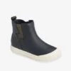 Boots Garçon Zippées Et élastiquées Collection Maternelle Marine - Vertbaudet -Pampero Boutique boots garcon zippees et elastiquees collection maternelle