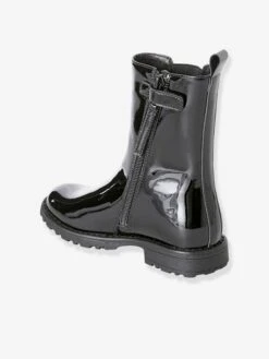 Boots Hauts Fille Zippés Et élastiqués Noir - Vertbaudet -Pampero Boutique boots hauts fille zippes et elastiques 2