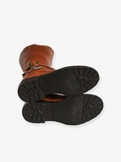 Bottes Cavalières En Cuir Fille Camel - Vertbaudet -Pampero Boutique bottes cavalieres en cuir fille 4