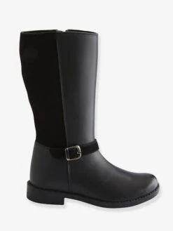 Bottes Cavalières Fille En Cuir Noir - Vertbaudet -Pampero Boutique bottes cavalieres fille en cuir 2