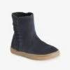 Bottes Cuir Fille Collection Maternelle Bleu Marine - Vertbaudet -Pampero Boutique bottes cuir fille collection maternelle