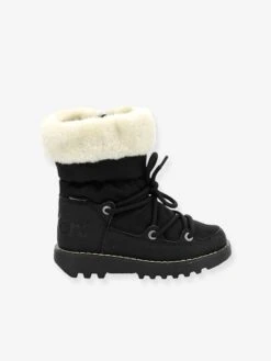 Bottes De Neige Fourrées Enfant Kickneosnow KICKERS® Noir - Kickers -Pampero Boutique bottes de neige fourrees enfant kickneosnow kickers 2
