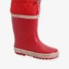 Bottes De Pluie Col Matelassé Rouge - Vertbaudet -Pampero Boutique bottes de pluie col matelasse