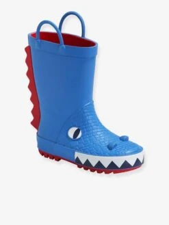 Bottes De Pluie Dinosaure Garçon Collection Maternelle Bleu - Vertbaudet