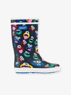 Bottes De Pluie Enfant Lolly Pop Play AIGLE® Encre - Aigle -Pampero Boutique bottes de pluie enfant lolly pop play aigle 4