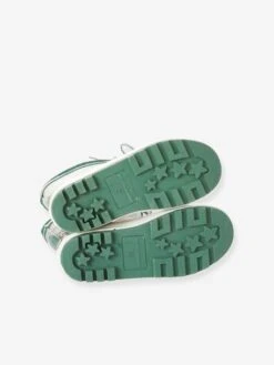 Bottes De Pluie Imprimées Fille Col Matelassé Vert - Vertbaudet -Pampero Boutique bottes de pluie imprimees fille col matelasse 5