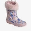 Bottes De Pluie Imprimées Fille Collection Maternelle Rose Fleuris - Vertbaudet