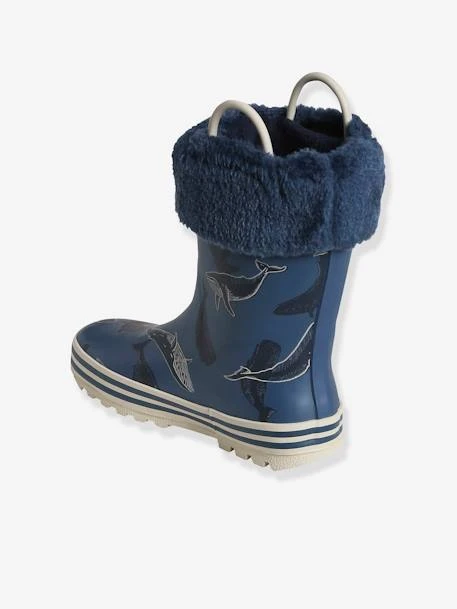 Bottes De Pluie Imprimées Garçon Collection Maternelle Bleu Foncé Imprimé - Vertbaudet 6 Bottes De Pluie Imprimées Garçon Collection Maternelle Bleu Foncé Imprimé - Vertbaudet – Image 4