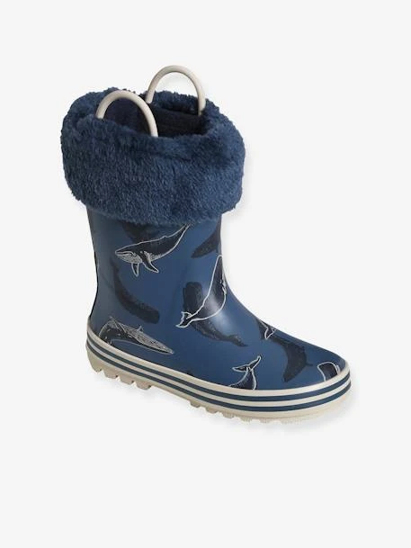 Bottes De Pluie Imprimées Garçon Collection Maternelle Bleu Foncé Imprimé - Vertbaudet 3 Bottes De Pluie Imprimées Garçon Collection Maternelle Bleu Foncé Imprimé - Vertbaudet