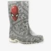 Bottes De Pluie Semelle Lumineuse Spiderman® Gris Clair Imprime - Spiderman