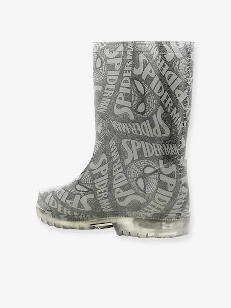 Bottes De Pluie Semelle Lumineuse Spiderman® Gris Clair Imprime - Spiderman 6 Bottes De Pluie Semelle Lumineuse Spiderman® Gris Clair Imprime - Spiderman – Image 4