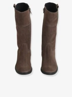 Bottes En Cuir Fille Taupe - Vertbaudet 10 Bottes En Cuir Fille Taupe - Vertbaudet -Pampero Boutique bottes en cuir fille 3