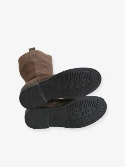 Bottes En Cuir Fille Taupe - Vertbaudet 11 Bottes En Cuir Fille Taupe - Vertbaudet -Pampero Boutique bottes en cuir fille 4