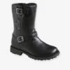 Bottes Esprit Motard Fille Noir - Vertbaudet -Pampero Boutique bottes esprit motard fille