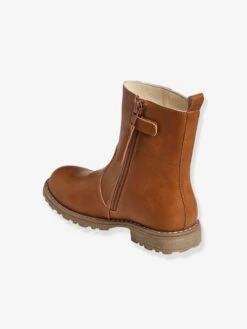 Bottes Fantaisie Fourrées Fille Marron - Vertbaudet -Pampero Boutique bottes fantaisie fourrees fille 2