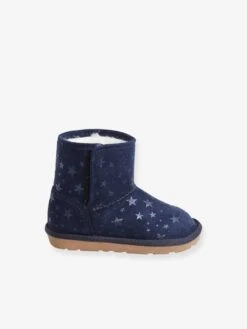 Bottes Fourrées Bébé Fille Bleu Marine - Vertbaudet -Pampero Boutique bottes fourrees bebe fille 1
